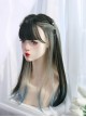 Doris Series Sweet Lolita Harajuku Soft Sister Daily Cute JK Ears Dyed Ombre Long Straight Wig