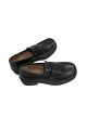 Japanese Mid Heel British Style School Lolita Vintage Basic JK Uniform Oxford Shoes