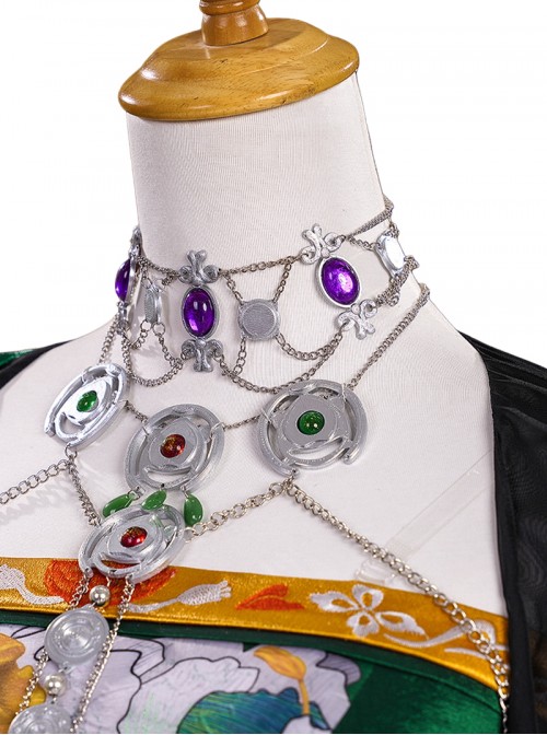 Game Where Winds Meet Halloween Cosplay Drunk Flower Shade Sect Women Costume Set