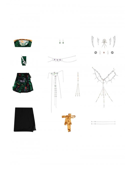 Game Where Winds Meet Halloween Cosplay Drunk Flower Shade Sect Women Costume Set