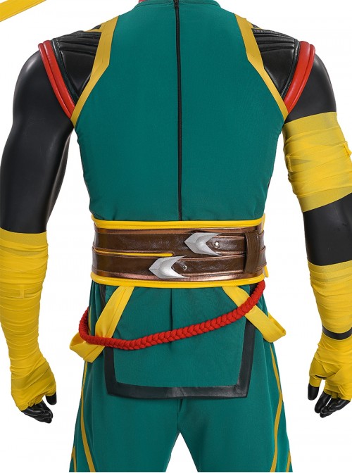 Game Marvel Rivals Halloween Cosplay Iron Fist Costume Set Without Shoes