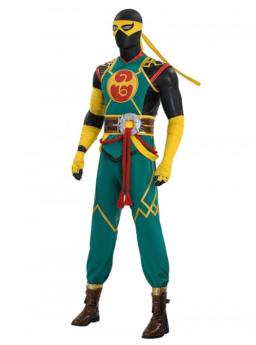Game Marvel Rivals Halloween Cosplay Iron Fist Costume Set Without Shoes