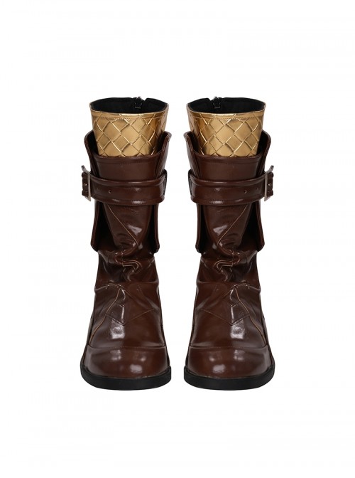 Game Marvel Rivals Halloween Cosplay Iron Fist Accessories Brown Boots
