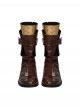 Game Marvel Rivals Halloween Cosplay Iron Fist Accessories Brown Boots