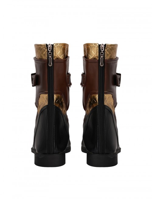 Game Marvel Rivals Halloween Cosplay Iron Fist Accessories Brown Boots