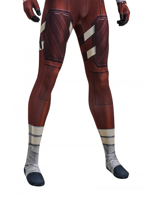 Thunderbolts Halloween Cosplay Red Guardian Alexi Shostakov Bodysuit Costume Set Without Shoes