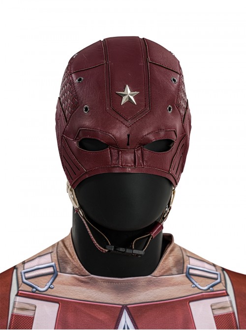 Thunderbolts Halloween Cosplay Red Guardian Alexi Shostakov Bodysuit Costume Set Without Shoes