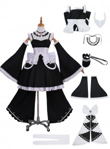 Game Azur Lane Halloween Cosplay Little Formidable Costume Set