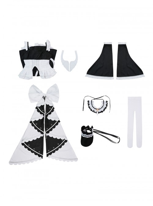 Game Azur Lane Halloween Cosplay Little Formidable Costume Set