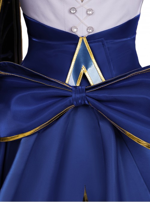 Honkai Star Rail Halloween Cosplay X Fate Stay Night Unlimited Blade Works Collaboration Saber Costume Set Without Shoes