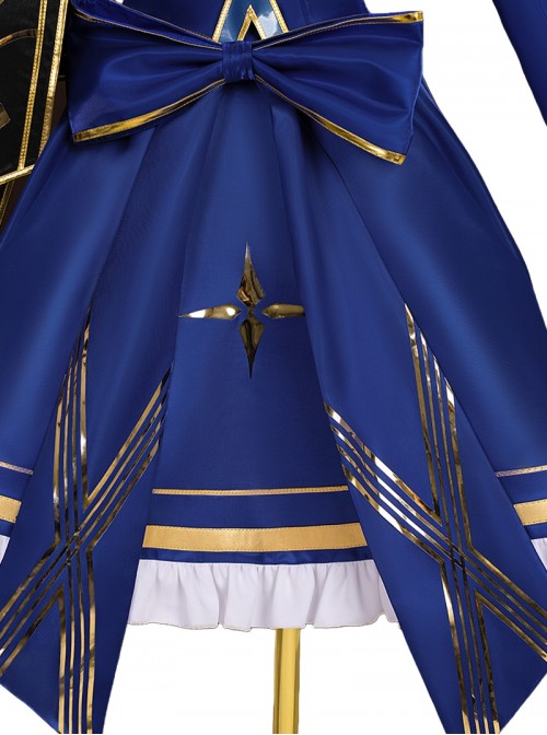 Honkai Star Rail Halloween Cosplay X Fate Stay Night Unlimited Blade Works Collaboration Saber Costume Set Without Shoes