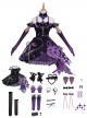 Honor Of Kings Halloween Cosplay X Sanrio Characters Collaboration Kuromi Heart Angela Costume Set
