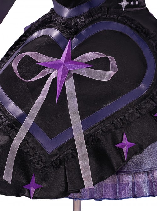 Honor Of Kings Halloween Cosplay X Sanrio Characters Collaboration Kuromi Heart Angela Costume Set