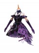 Honor Of Kings Halloween Cosplay X Sanrio Characters Collaboration Kuromi Heart Angela Costume Set