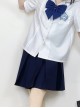 High Waisted School Girl Kawaii Fashion JK Uniform Basic Eight Box Pleated Solid Color Skirt