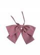 School Girl JK Uniform Accessories Kawaii Fashion Solid Color Cute Playful Bowknot Tie