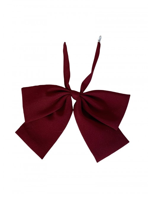 School Girl JK Uniform Accessories Kawaii Fashion Solid Color Cute Playful Bowknot Tie