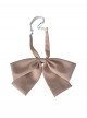 School Girl JK Uniform Accessories Kawaii Fashion Solid Color Cute Playful Bowknot Tie