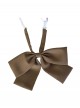 School Girl JK Uniform Accessories Kawaii Fashion Solid Color Cute Playful Bowknot Tie
