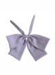 School Girl JK Uniform Accessories Kawaii Fashion Solid Color Cute Playful Bowknot Tie