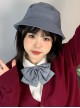 Rabbit Ear Peach Blossom Print Kawaii Fashion Japanese Sweet Bowknot Campus Uniform Bowknot Tie