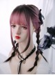 Raspberry Series Sweet Lolita Harajuku Y2K Pink Brown Ombre Long Straight Wig