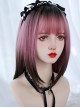 Raspberry Series Sweet Lolita Harajuku Y2K Pink Brown Ombre Long Straight Wig