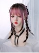 Raspberry Series Sweet Lolita Harajuku Y2K Pink Brown Ombre Long Straight Wig