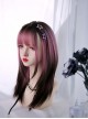 Raspberry Series Sweet Lolita Harajuku Y2K Pink Brown Ombre Long Straight Wig