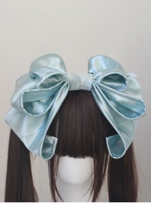 Antique Doll Series Sweet Lolita Gorgeous Velvet Satin Cake 3D Bowknot Headband