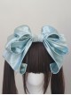 Antique Doll Series Sweet Lolita Gorgeous Velvet Satin Cake 3D Bowknot Headband