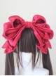Antique Doll Series Sweet Lolita Gorgeous Velvet Satin Cake 3D Bowknot Headband
