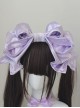 Antique Doll Series Sweet Lolita Gorgeous Velvet Satin Cake 3D Bowknot Headband