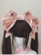 Antique Doll Series Sweet Lolita Gorgeous Velvet Satin Cake 3D Bowknot Headband