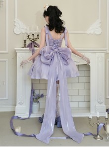 Foam Sea Series Classic Lolita Sweet Elegant Removable Bowknot Back Waist Decoration