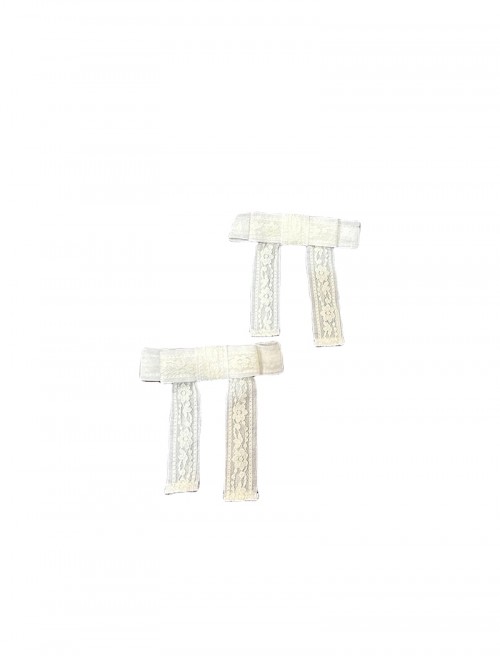 Glass Candy Antique Series Classic Lolita Daily Sweet Elegant Bowknot Lace Hairpins