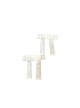 Glass Candy Antique Series Classic Lolita Daily Sweet Elegant Bowknot Lace Hairpins