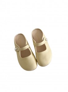 French Style Sweet Classic Lolita Light Color Comfortable Round Toe Flat Soft Sole Mary Jane Shoes