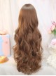 Japanese Style Straight Bangs Sweet Lolita Cute Daily Versatile Curly Long Wig
