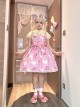 Ribbon Cat Series Sweet Lolita Daily Japanese Showa Retro Style Printed Sleeveless Dress