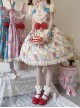 Ribbon Cat Series Sweet Lolita Lace Saliva Bag Ruffle Japanese Showa Bowknot Sleeveless Dress