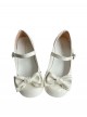 Sweet Lolita Comfortable Low Heel Daily Commute Round Toe Bowknot Mary Jane Shoes