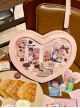 Sweet Lolita Melting Chocolate Love Dessert Plate Shape Japanese Harajuku Crossbody Bag