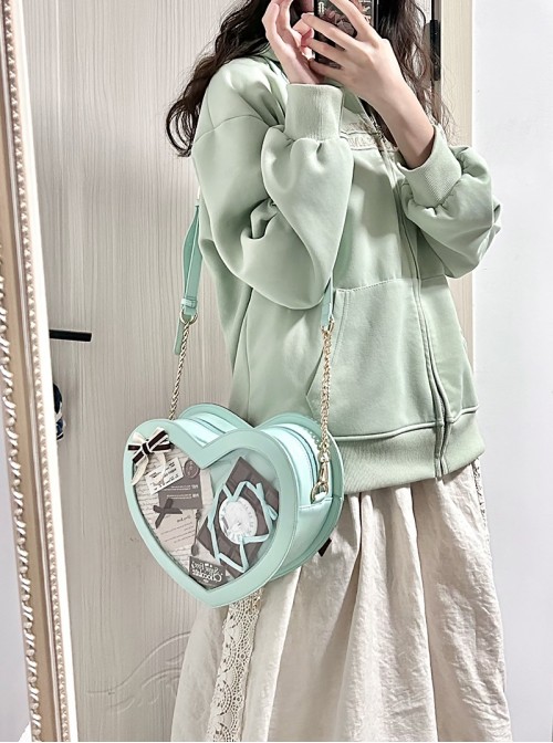 Sweet Lolita Melting Chocolate Love Dessert Plate Shape Japanese Harajuku Crossbody Bag