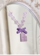 Passion CoCo Sweet Lolita Handmade Cute Cartoon Chocolate Piece Bowknot Bead Necklace