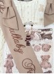Passion CoCo Sweet Lolita Handmade Cute Cartoon Chocolate Piece Bowknot Bead Necklace