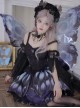 Blue Dreamy Classic Lolita Cosplay Performance Props Decoration Fairy Butterfly Wings