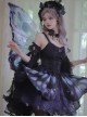 Blue Dreamy Classic Lolita Cosplay Performance Props Decoration Fairy Butterfly Wings