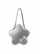 Cookie Star Series Sweet Lolita Cute Patent Leather Star-Shaped Sparkling Crossbody Handbag