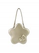 Cookie Star Series Sweet Lolita Cute Patent Leather Star-Shaped Sparkling Crossbody Handbag